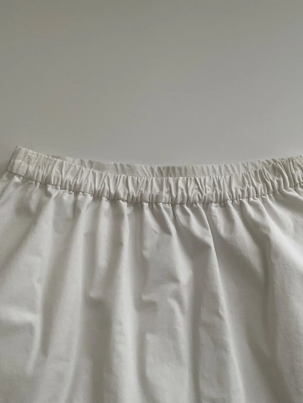 J.CREW Layered Ruffle Mini Skirt Sz 00 White Pull-On Clean Girl Romantic Boho